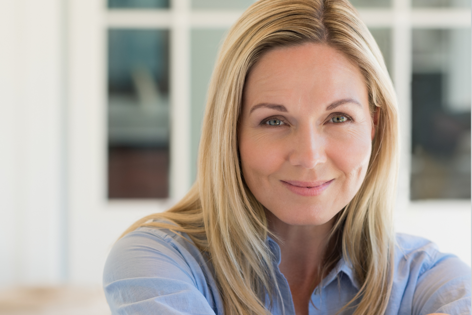 Mature woman smiling