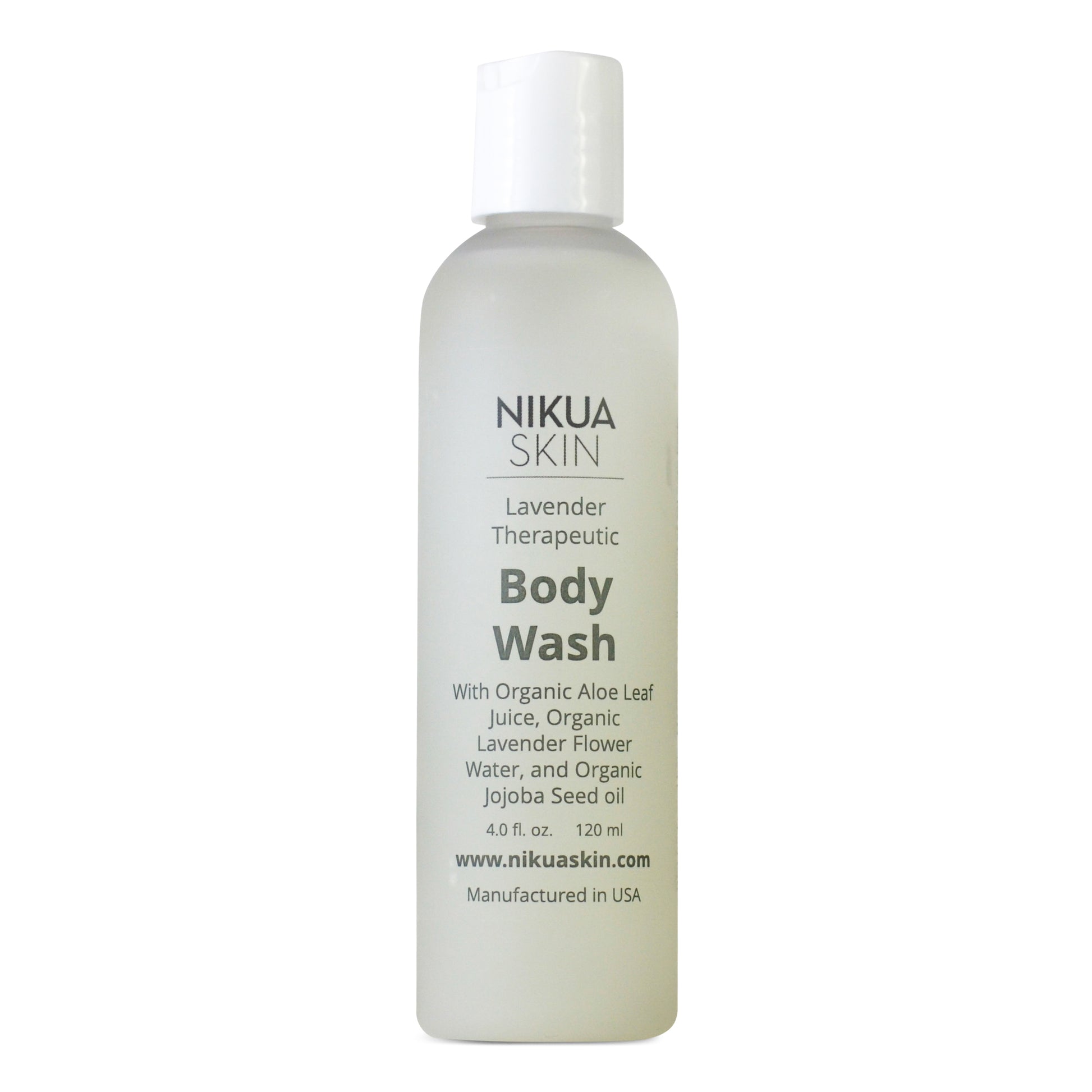 Body wash bottle front