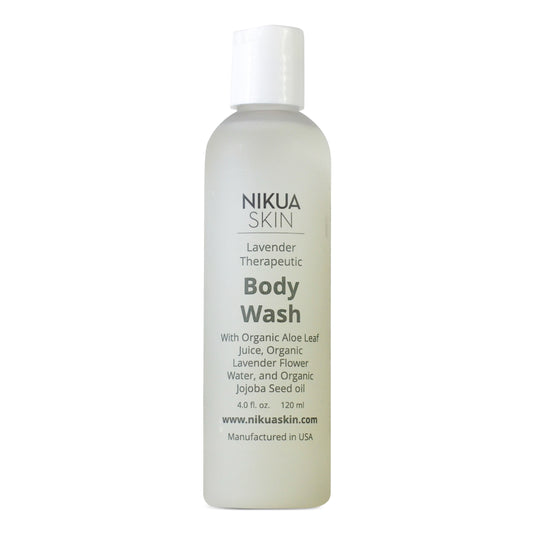 Body wash bottle front