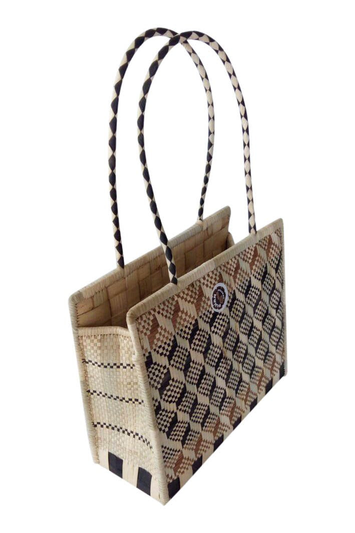 Labasa - Monedero tejido a mano de tamaño mediano de Fiji