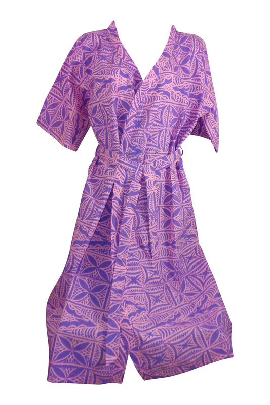 Fa' a' ala - Women's Bathrobe Traditional Samoan Elei