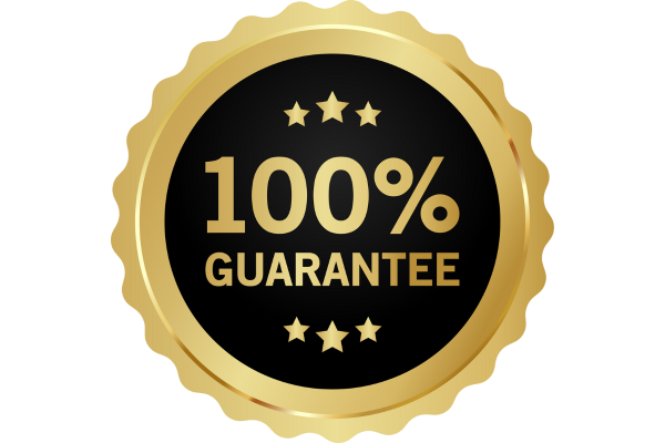 100% Guarantee badge
