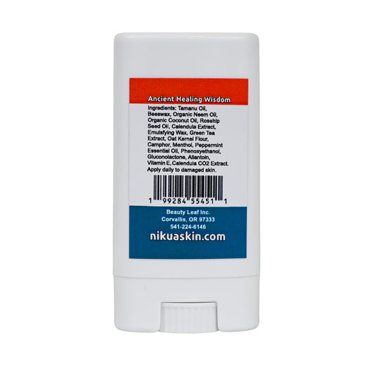 Healing foot stick packaging back