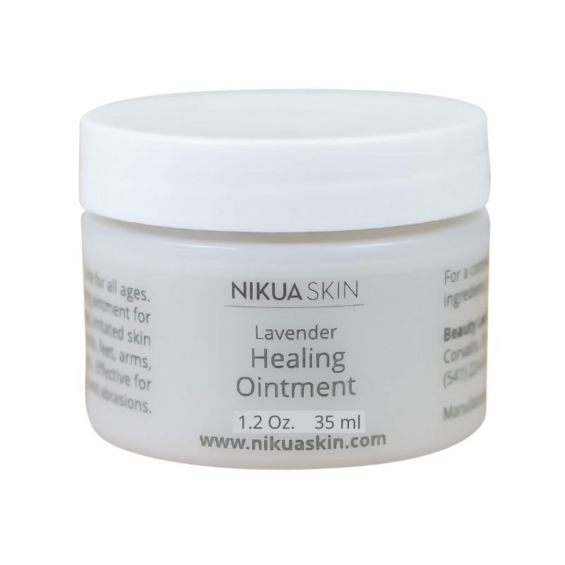 Healing ointment jar front