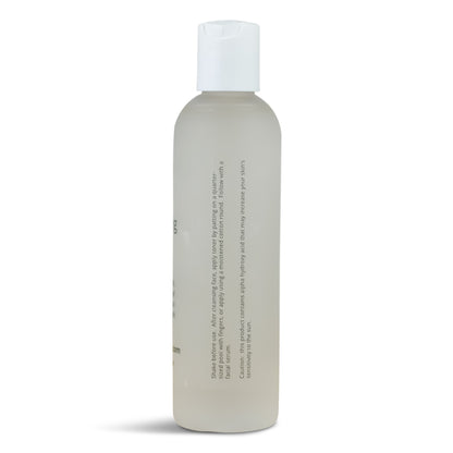 Toner bottle side with directions