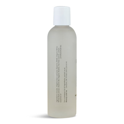 Toner bottle side with ingredients
