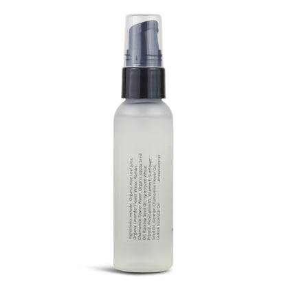 Face Wash bottle side with ingredients