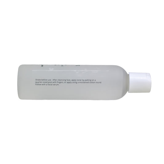 Toner bottle side with directions
